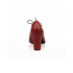 Botine piele naturala Patricia Rosu - sau Orice Culoare